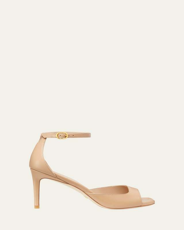 Nudistia Leather Ankle-Strap Sandals
